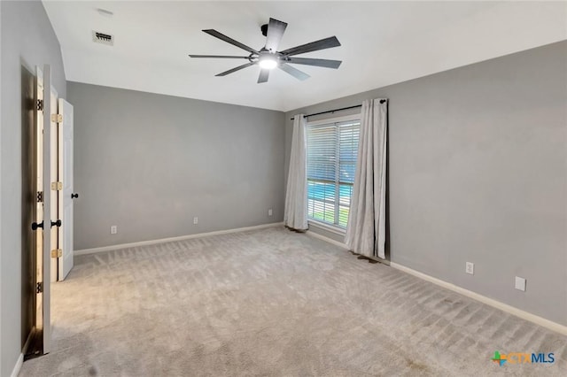 105 Legend Dr, Victoria, TX 77904 - carpeted empty room featuring ceiling fan and baseboards