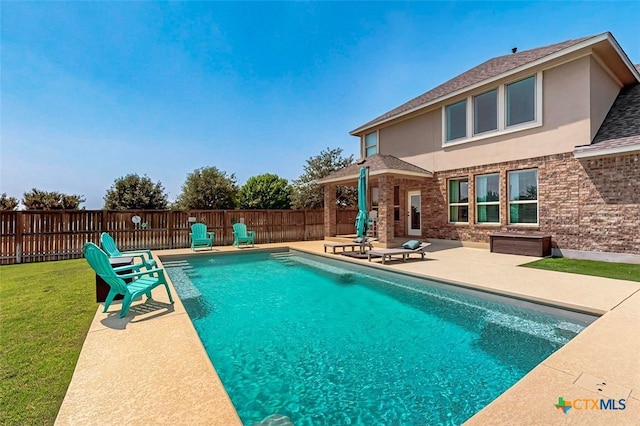 3301 Amerigo Pl, Round Rock, TX 78665 - view of swimming pool featuring a patio area