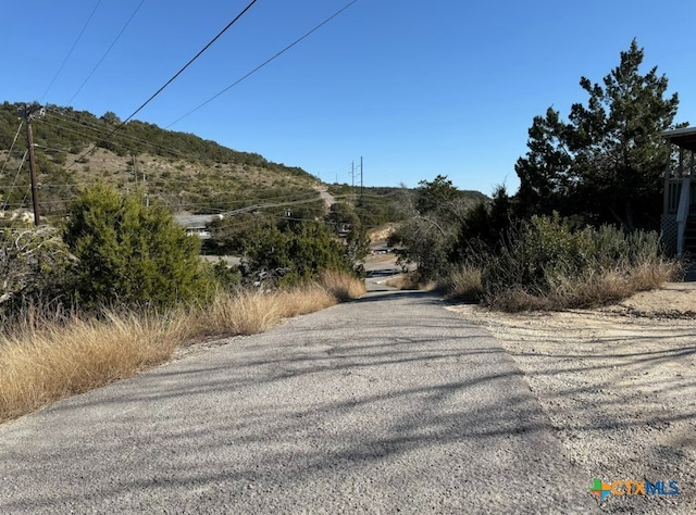 view of road