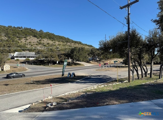 view of road