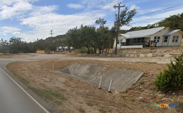 view of road