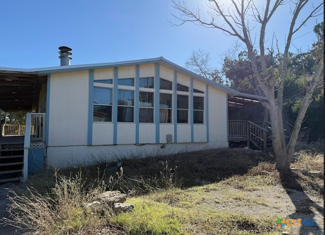 view of side of property