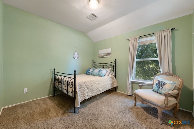 3416 Winding Shore Ln, Pflugerville, TX 78660 - bedroom featuring carpet flooring and lofted ceiling