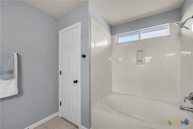 508 Taurus Dr, Killeen, TX 76542 - full bathroom featuring tile patterned flooring, bathtub / shower combination, and baseboards