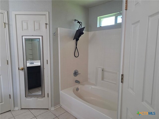 2803 Lindsey Dr, Copperas Cove, TX 76522 - full bath featuring tile patterned flooring, bathtub / shower combination, and vanity