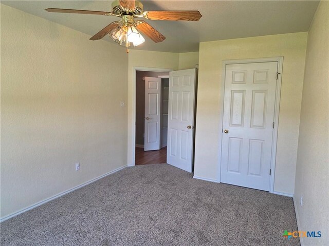 2803 Lindsey Dr, Copperas Cove, TX 76522 - unfurnished bedroom featuring carpet floors and ceiling fan