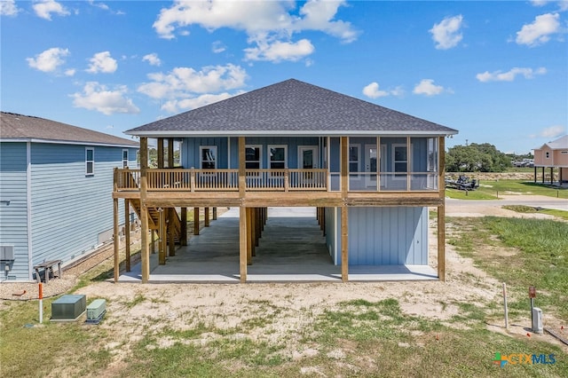 view of back of property