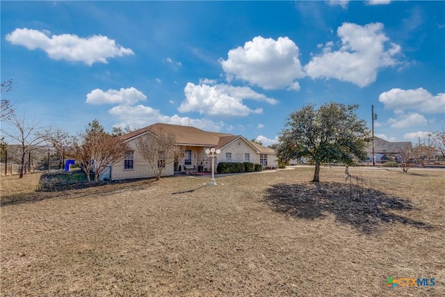 view of rear view of property