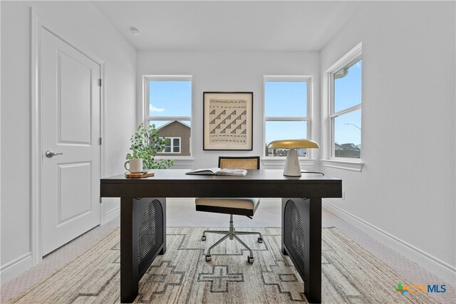 view of office space