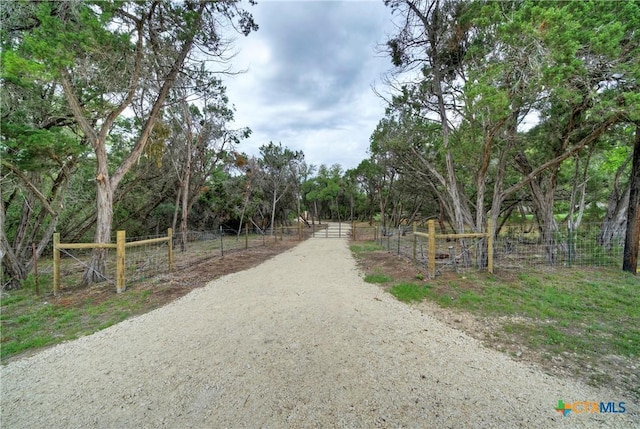 view of road