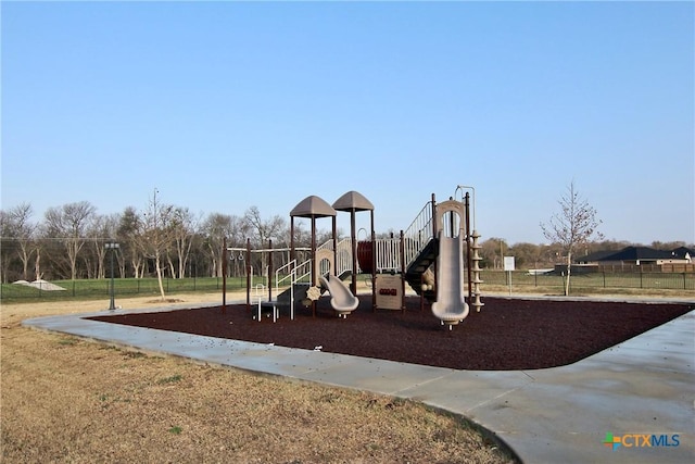 view of jungle gym