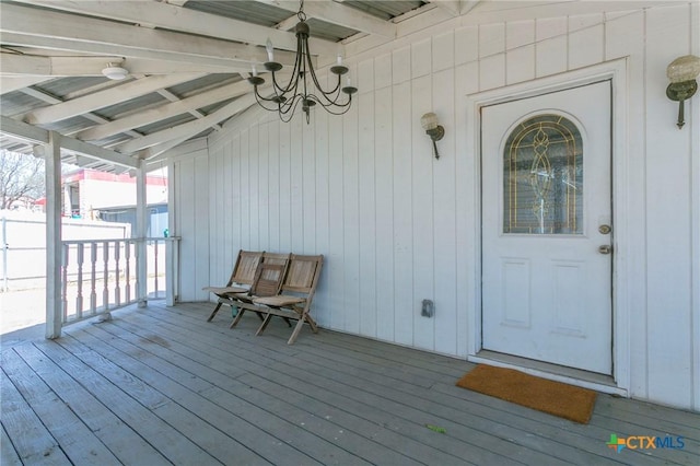 508 N Wall St, Belton, TX 76513 - view of wooden deck