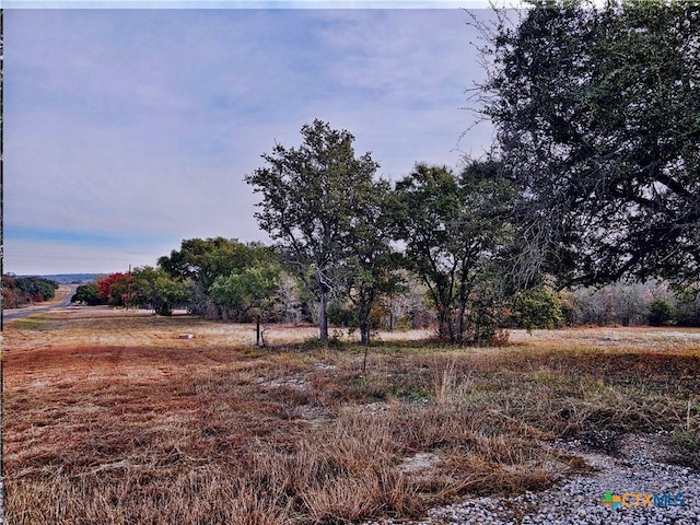 view of landscape with a rural view