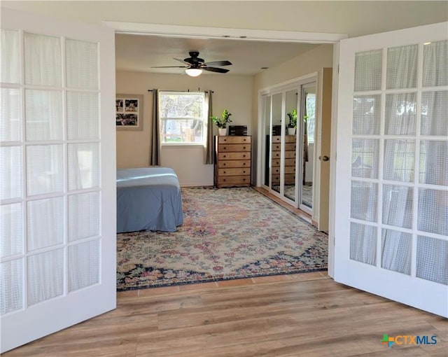 4770 Fm 2808, Kempner, TX 76539 - bedroom with wood finished floors and french doors