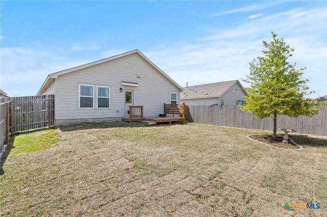 374 N Kowald Ln, New Braunfels, TX 78130 - view of yard featuring a deck