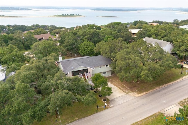 1215 Amanda, Canyon Lake, TX 78133 - aerial view of a nearby body of water