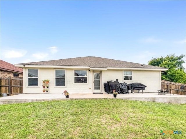 144 Calcite Ln, Jarrell, TX 76537 - rear view of property featuring a patio