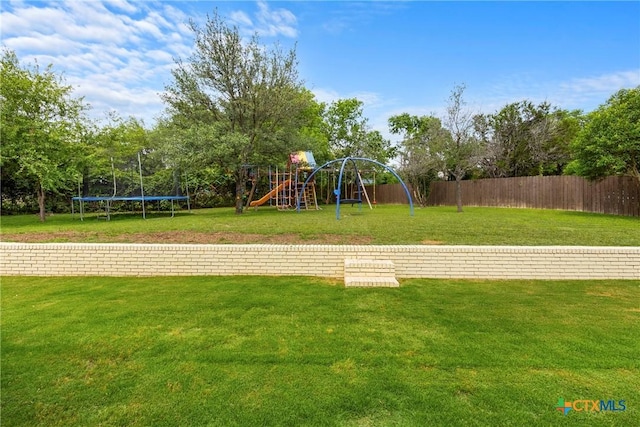 921 Indian Trl, Harker Heights, TX 76548 - view of jungle gym featuring a trampoline