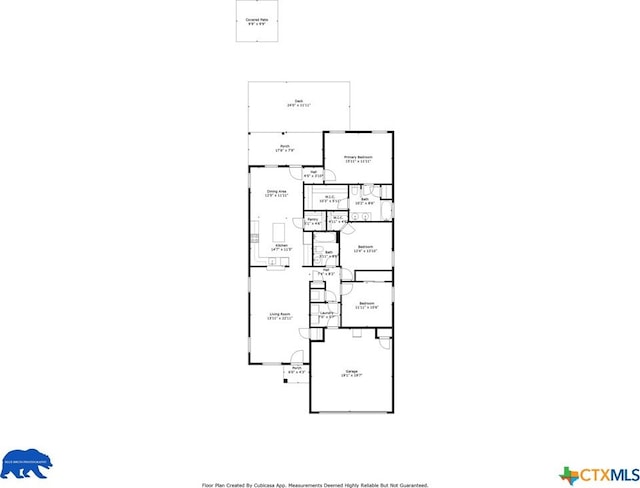2416 Kolton St, New Braunfels, TX 78130 - view of property floor plan