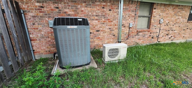217 Taylors Dr, Temple, TX 76502 - exterior view of central air condition unit, ac unit, and brick siding