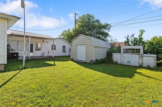134 Daisy Ln, Whitney, TX 76692 - view of grassy yard with central AC unit