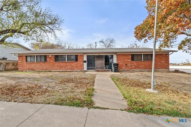 view of ranch-style house