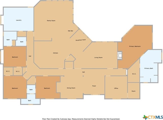 803 S Converse St, Flatonia, TX 78941 - view of floor plan / room layout