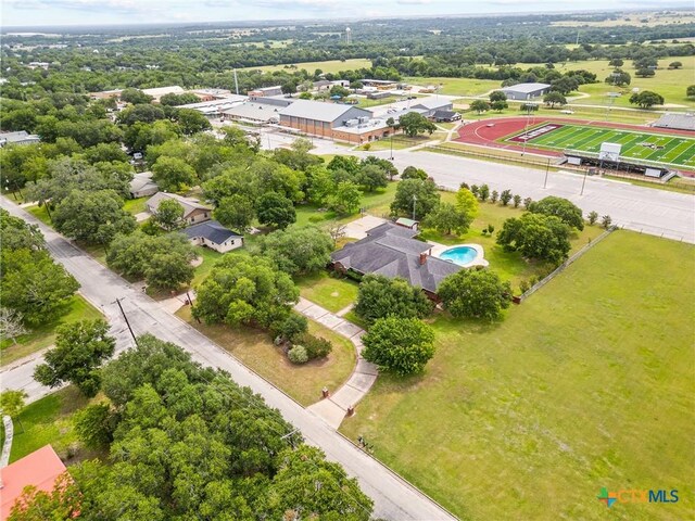 803 S Converse St, Flatonia, TX 78941 - aerial view of a pool area