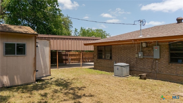 614 Cedar Dr, Copperas Cove, TX 76522 - view of yard with cooling unit