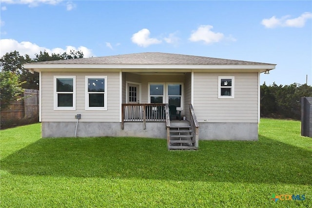 144 Slocum Dr, Canyon Lake, TX 78133 - back of property featuring a porch