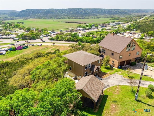924 Kindersley St, Canyon Lake, TX 78133 - drone / aerial view of a mountainous background