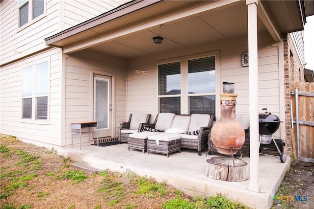 8915 Stonehollow Dr, Temple, TX 76502 - view of patio with outdoor lounge area