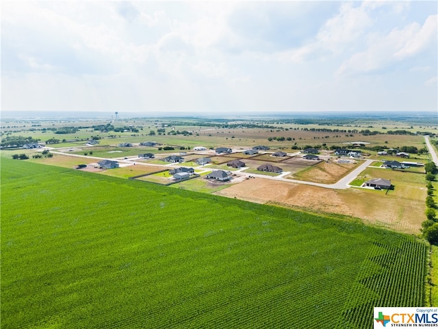 bird's eye view featuring a rural view