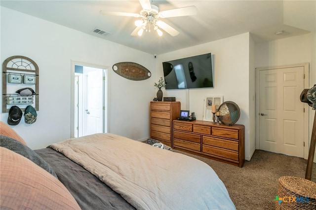 312 Ow Lowrey Dr, Salado, TX 76571 - bedroom featuring carpet flooring and ceiling fan
