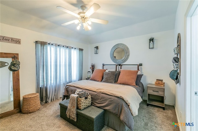 312 Ow Lowrey Dr, Salado, TX 76571 - bedroom featuring carpet flooring and a ceiling fan