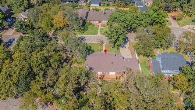 drone / aerial view featuring a residential view