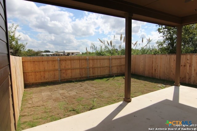 260-262 Rosalie Dr, New Braunfels, TX 78130 - view of yard featuring a patio area and a fenced backyard