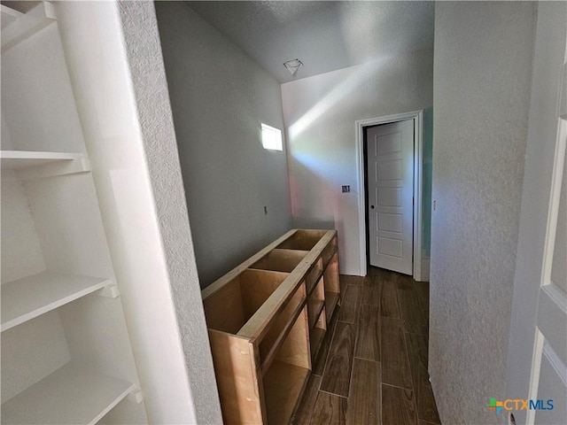 1645 Pecan Cir, Canyon Lake, TX 78133 - corridor featuring wood finish floors