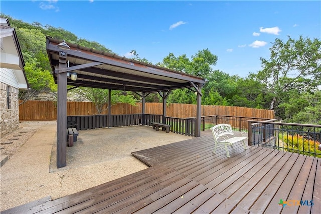 3614 Quail Hollow Rd, Harker Heights, TX 76548 - deck featuring a fenced backyard
