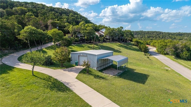 3614 Quail Hollow Rd, Harker Heights, TX 76548 - view from above of property featuring a forest