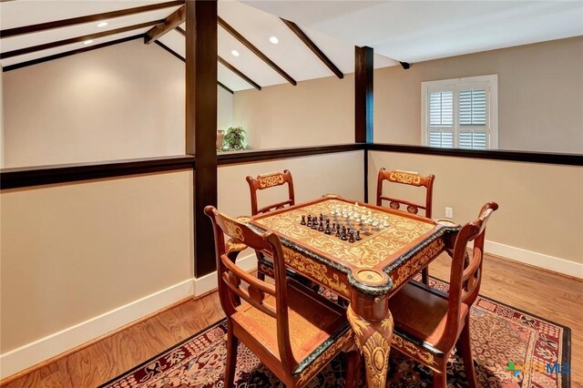 6 Cotswold Ln, Victoria, TX 77904 - dining room featuring baseboards, recessed lighting, and wood finished floors