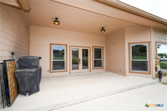 view of patio / terrace with french doors