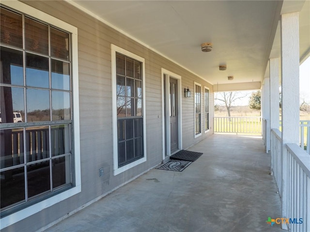 view of patio / terrace featuring a porch