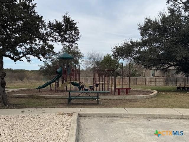 view of jungle gym