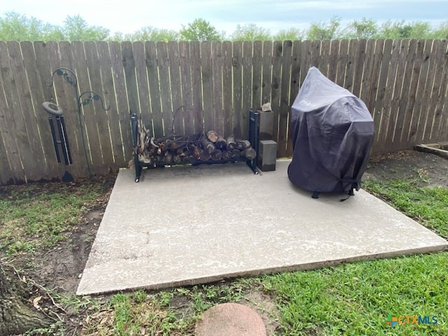 406 Windy Way Dr, Victoria, TX 77904 - view of patio featuring a grill