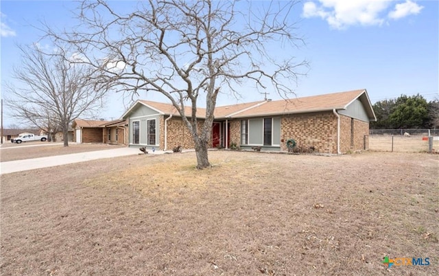 view of ranch-style home