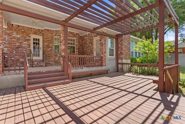 104 Twelve Oaks Dr, Temple, TX 76504 - deck featuring a pergola