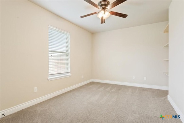 1129 Wren Cir, Copperas Cove, TX 76522 - spare room with ceiling fan and light carpet