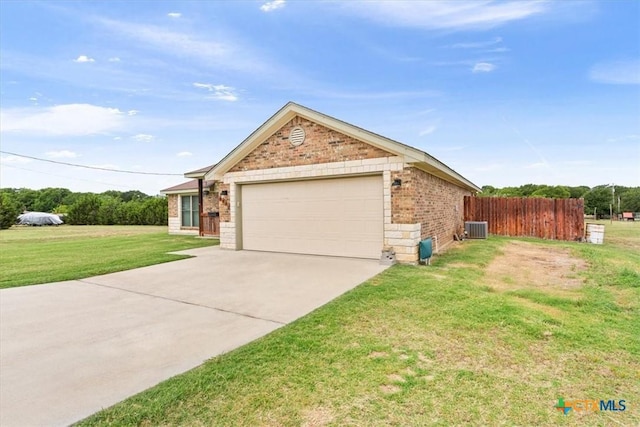 1129 Wren Cir, Copperas Cove, TX 76522 - view of front of home featuring a garage, driveway, and brick siding