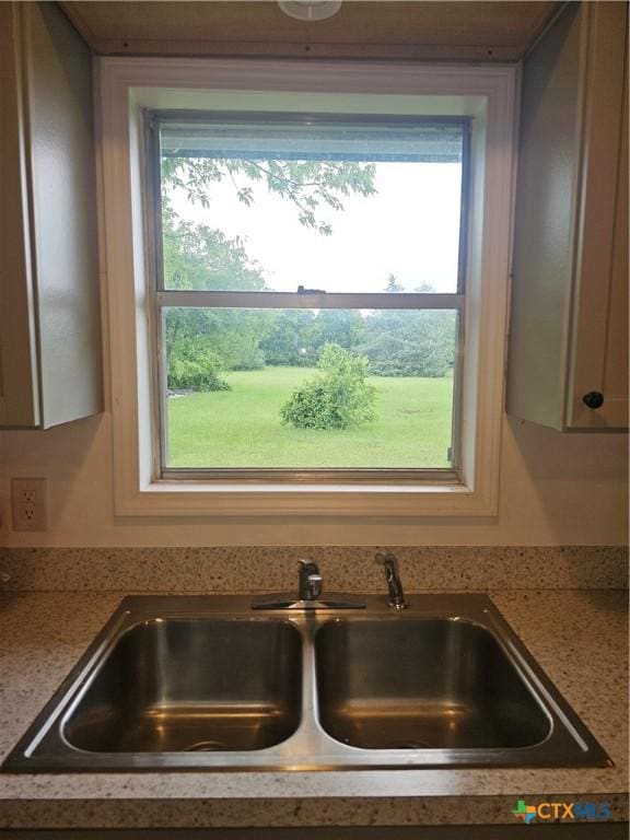 4902 Meyers Ln, Waco, TX 76705 - kitchen view of a sink and light countertops